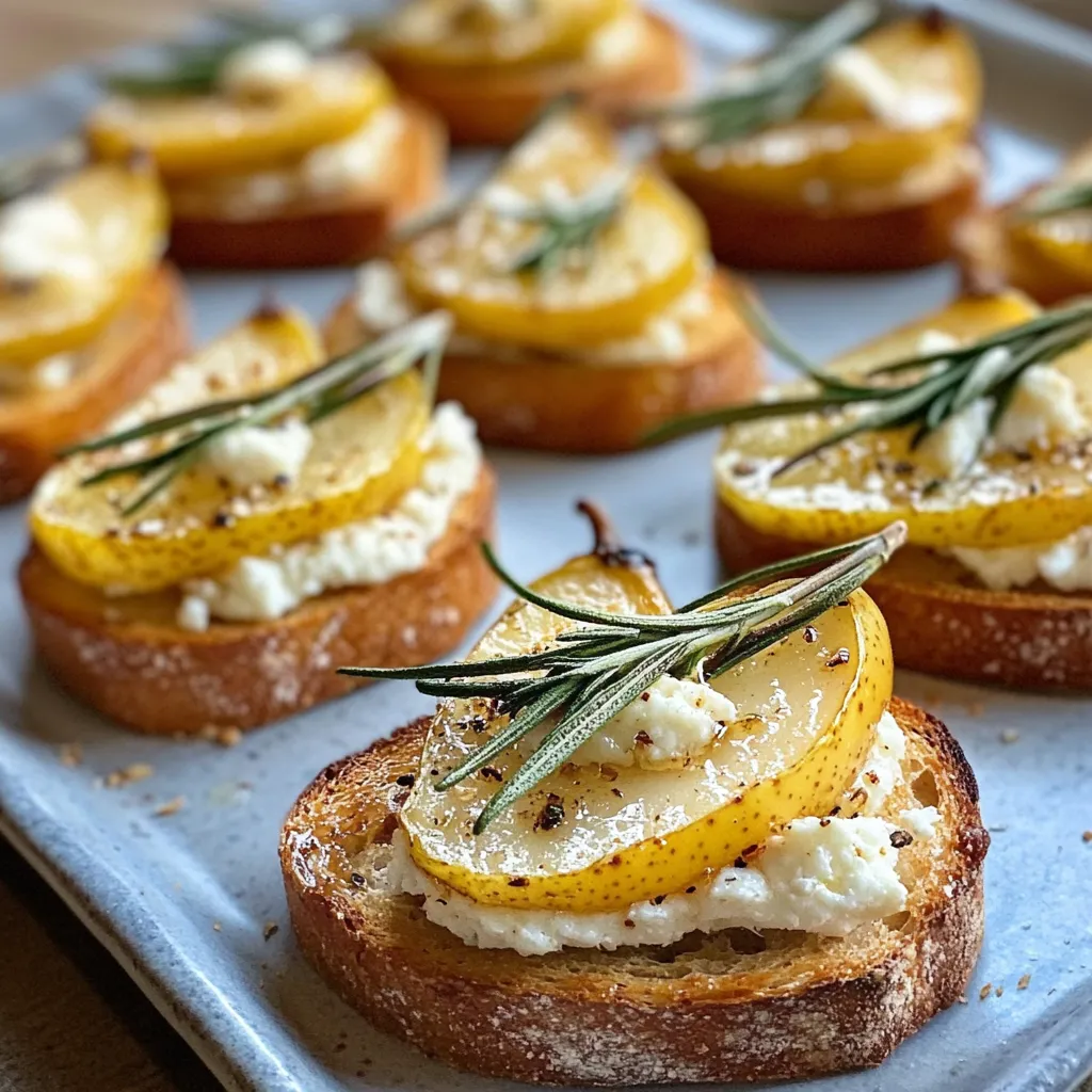 A plate of bread with lemon slices on top.