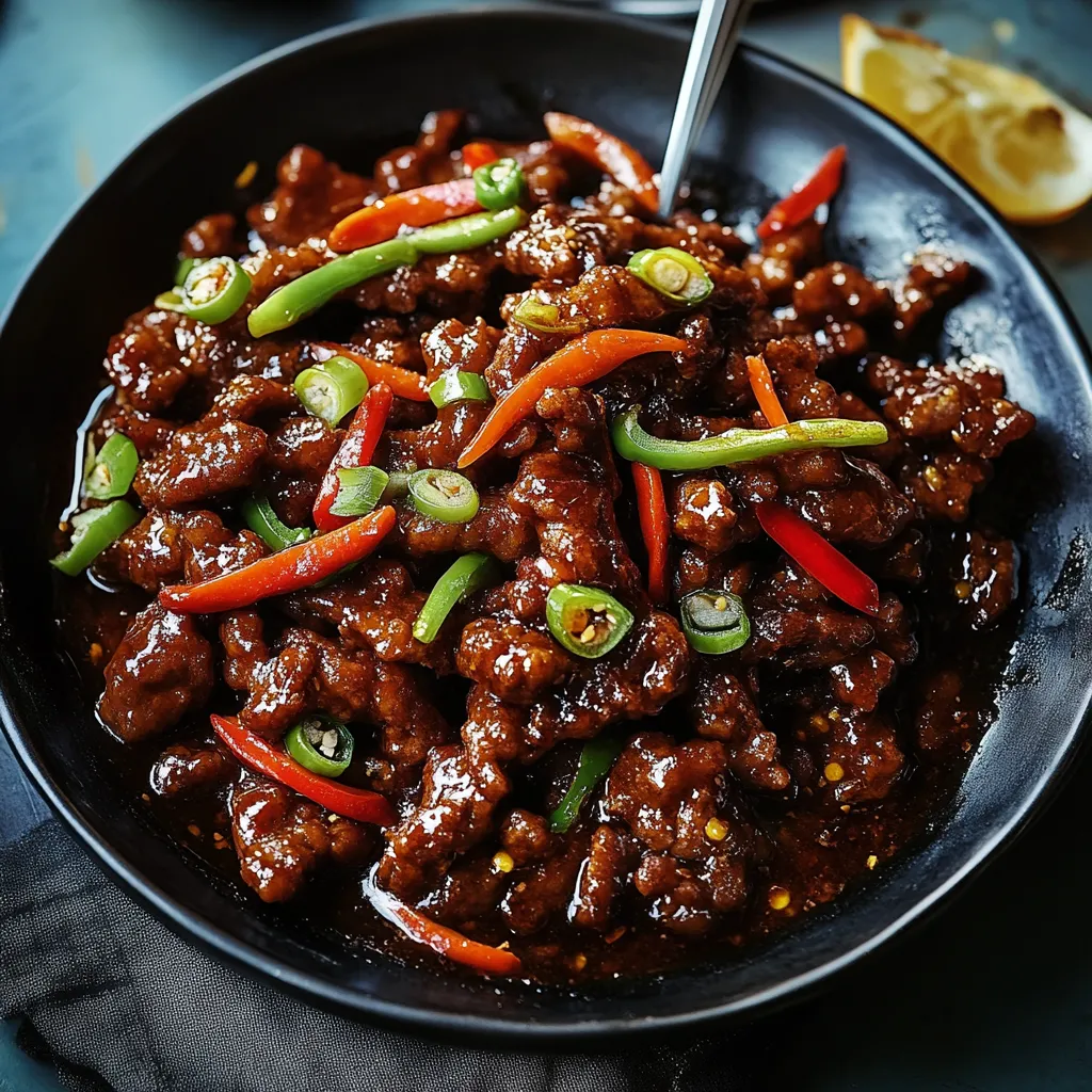 A bowl of beef and vegetables.