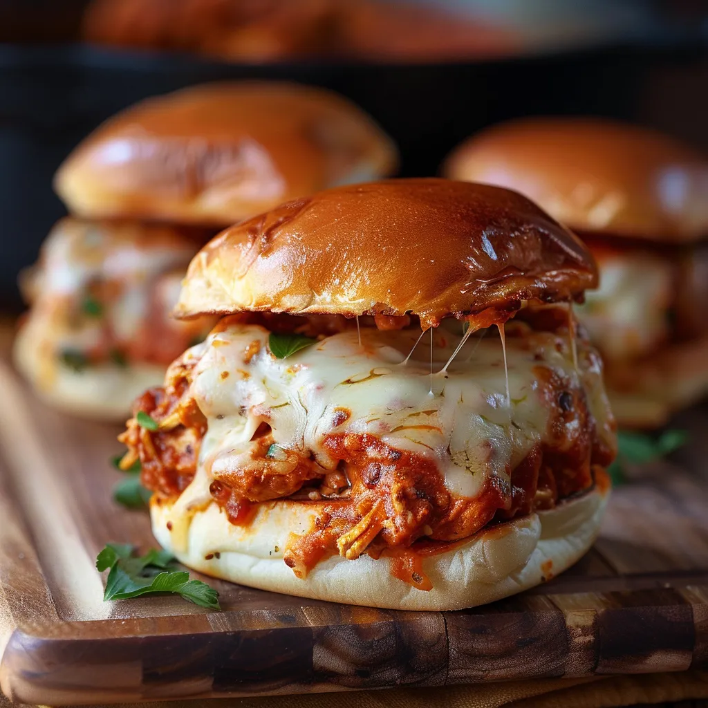 A close up of a sandwich with meat and cheese.