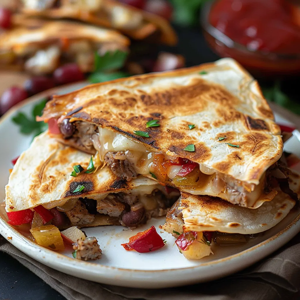 A plate of food with a burrito on it.