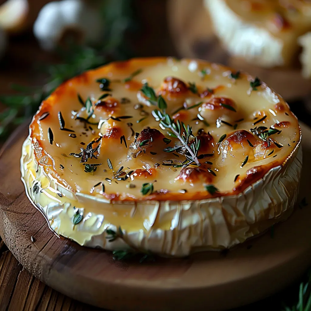 A cheese dish with herbs on top.