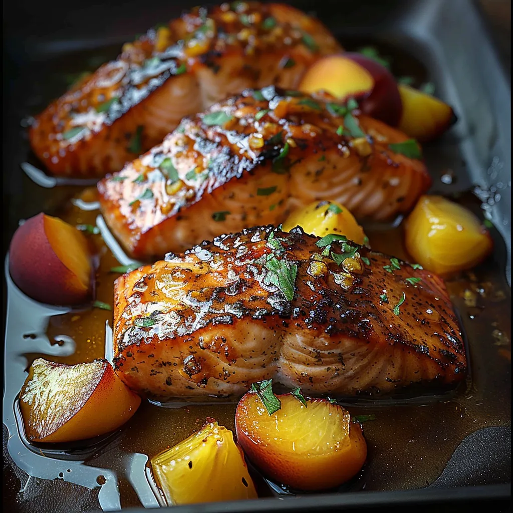 A pan of fish with peppers and onions.