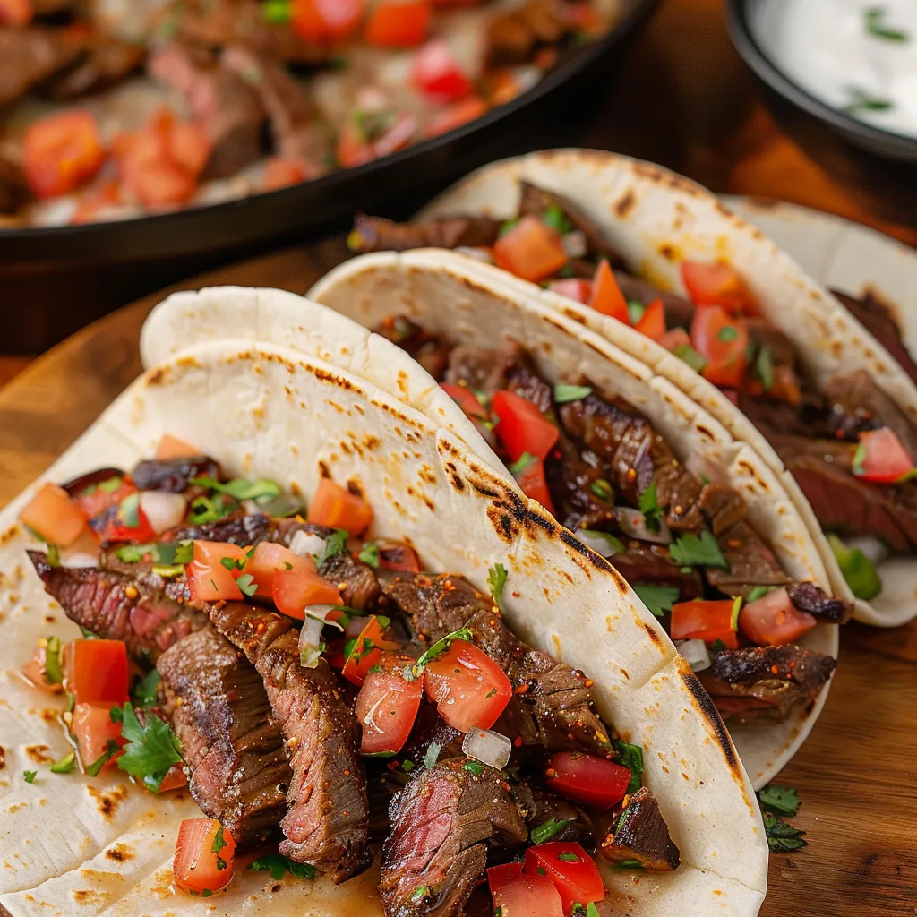 A plate of meat and tomatoes.