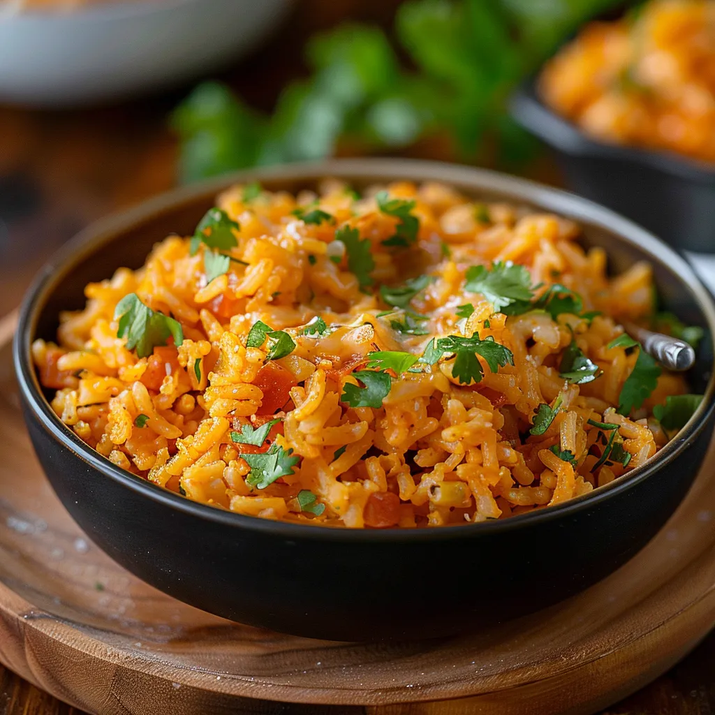 A bowl of rice with vegetables and cheese.